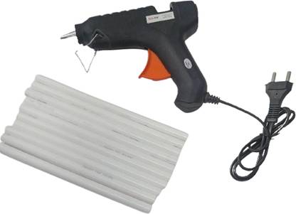 shakti 1 SERIES GLUE GUN WITH 10 WHITE STICKS Adjustable Temperature Corded Glue Gun