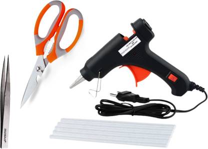 FADMAN GGS4TWS ELECTRONIC GLUE GUN COMBO PACK WITH TWEEZER & SCISSOR Standard Temperature Corded Glue Gun