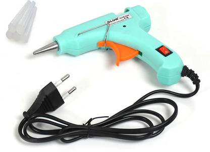 Divviks 20W Glue Gun with Free 5 Pieces Hot Melt Glue Sticks for Arts and Crafts Standard Temperature Corded Glue Gun