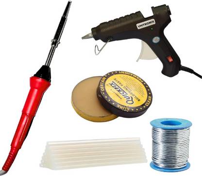 VMTRONIX 35WROUNDIRONBLACKGLUEGUN Low Temperature Corded Glue Gun