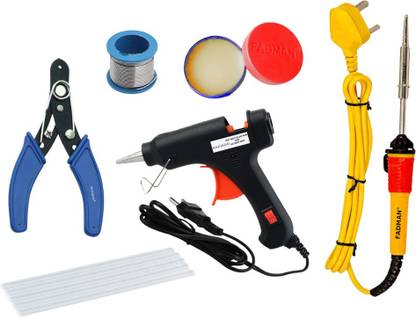 FADMAN GG6P1 ELECTRONIC 6IN1 GLUE GUN COMBO PACK WITH SOLDERING IRON Standard Temperature Corded Glue Gun