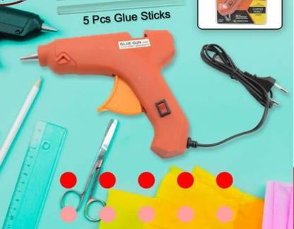 pinaki Glue gun with 5 glue stick#1 Standard Temperature Corded Glue Gun