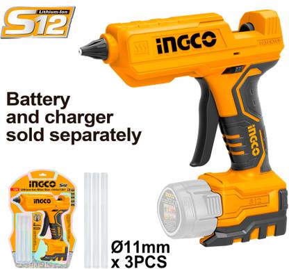 INGCO 12V Cordless Glue Gun Standard Temperature Cordless Glue Gun