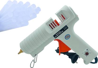 FADMAN WHITE 150W 150 WATT 15 GLUE STICKS High Temperature Corded Glue Gun