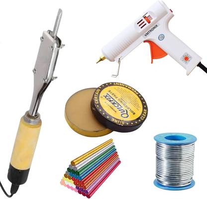 VMTRONIX 150WGLUEGUNGLITTERSTICKS Adjustable Temperature Corded Glue Gun