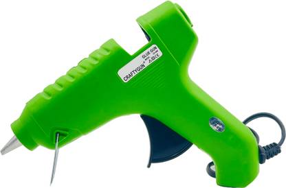 CRAFTYGUN Green 40 Watt Standard Temperature Corded Glue Gun