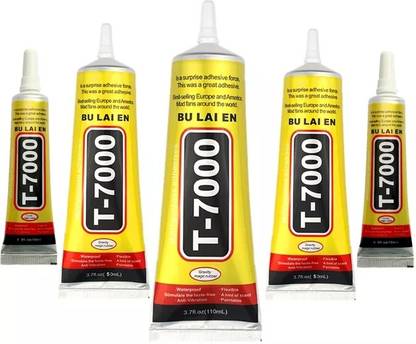Inderdev zone Mobile Folder pasting glue 50ML T7000 Black Glue For Repair phone glue Glue