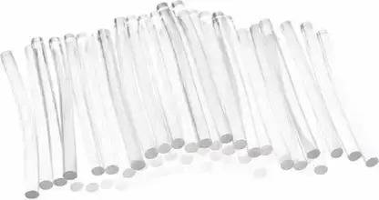 safiya 50 PcsTransparent Glue Stick 11 mm Glue Stick for Art and Crafts Glue