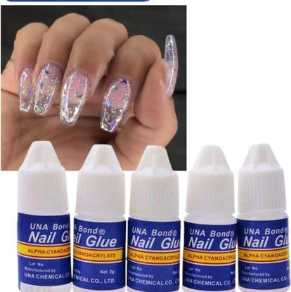 BLUST&FAMME Finger Nails glue pack of 5 Glue