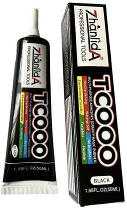BUKU TC000 Glue-(Black), new formula & Upgradation of T7000 Glue (50 ml), Pack of 1. Glue