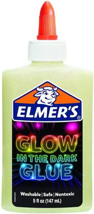 Elmer's Glow in The Dark Liquid Glue 5oz-Natural SET OF 1 Glue