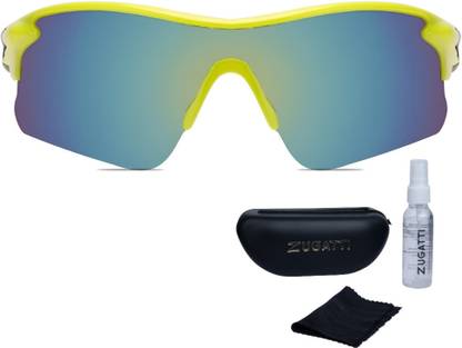 Bingo Mirrored, Polarized, UV Protection Sports Sunglasses (Men & Women) Cricket Goggles