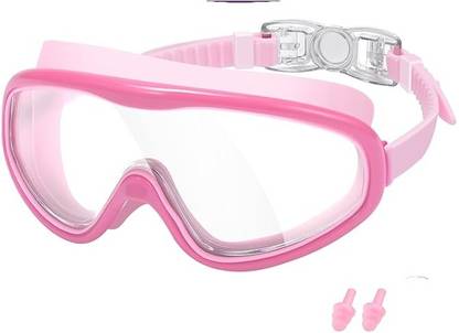 ADONYX Kids Swim Goggles Clear Wide View Anti-Fog Swimming Goggles