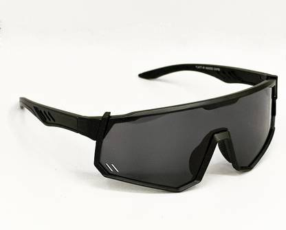 Crooks Polarized, UV Protection Cycling, Running, Sports Unisex Sunglasses (Free Size) Cricket Goggles