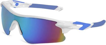 JEERATI UV Protected Mirrored Sports Sunglasses Cycling Goggles