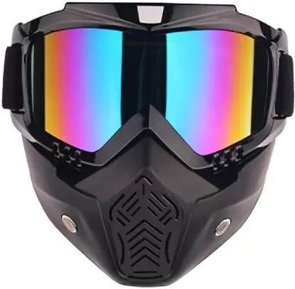 SRPHERE 1 BIKE HELMET GOGGLES WITH MAKS RAINBOW 200 Blowtorch  Safety Goggle