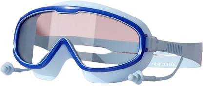 Nispruhay Swimming Goggles - Anti-Fog UV Protection with Adjustable Strap and Ear Plugs Swimming Goggles