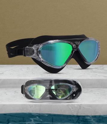 VIVA SWIMMING RAINBOW Wide View No Leak Anti-Fog Goggles UV Protection 180° Clear Vision Swimming Goggles