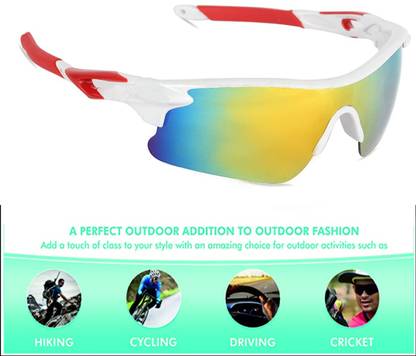 Cubana Club Sports Goggles Mirrored UV Protection For Men & Boys Cricket Goggles Cricket Goggles