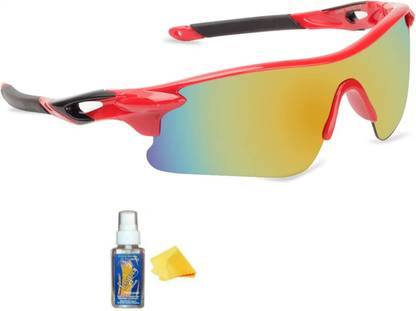 JEERATI UV400 Protected Mirrored Sports Sunglasses for Cricket Sports Goggles