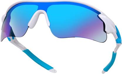 Torres White & Sky Blue Sports Googles Mirrored UV Protection For Boys Cricket Sunglass Cricket Goggles