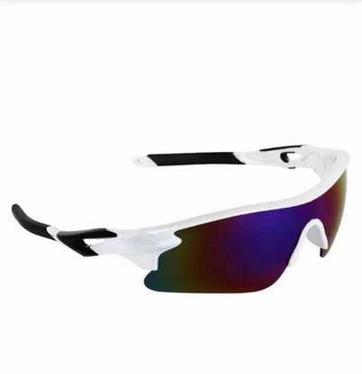 TENFORD CRICKET GOGGLES WHITE COLOR WITH BLACK LINING IN FRAME Cricket Goggles