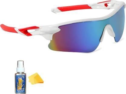 house of common Sports Goggle UV400 Protection, Mirrored, Polarized, Cycling, Running, Golf Cricket Goggles