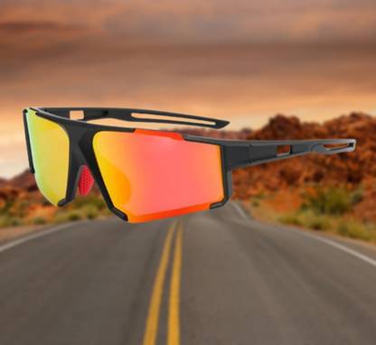 Cereto UV Protected Unisex Rectangular Sports Sunglass / Cricket Sunglass For Men Cricket Goggles