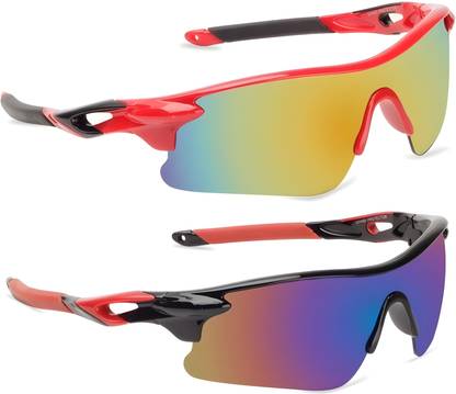 Bingo Polarized, Riding Glasses Sports, Wrap-around Sunglasses (Free Size) (Men&Women) Sports Goggles