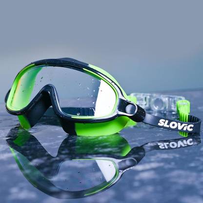 SLOVIC Anti-Fog | UV-Protection | Leak-Proof | Premium Quality | Clear Vision | Boys Swimming Goggles