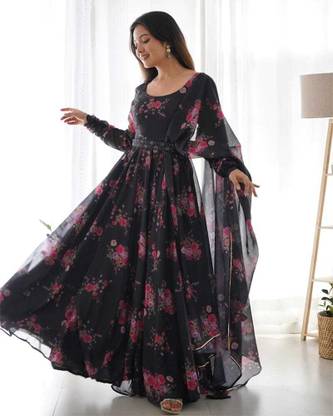 hanumant handwork Flared/A-line Gown