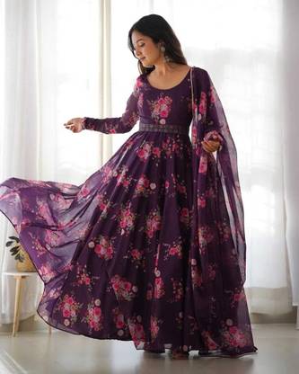 hanumant handwork Flared/A-line Gown