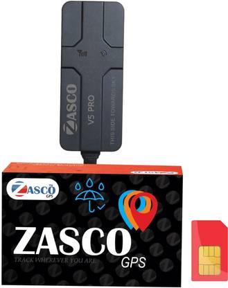 ZASCO V5 Pro with Antitheft Alert Remote Engine ON/OFF (Water and Dust-Proof) GPS Device