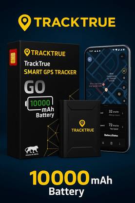 TRACKTRUE Track True Wireless GO GPS Tracker for Kids,Cars,Bikes & Bags with Voice Monitor GPS Device