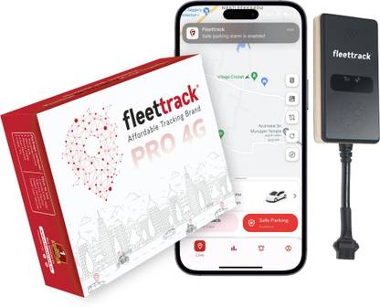 fleettrack Hidden 4G GPS Tracker for all Vehicles with 12 months Sim Data GPS Device
