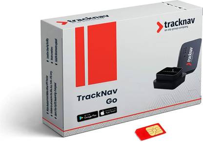 TrackNav GPS Tracker, Wireless OBD Tracking Device with Anti-Theft Alarm, Live Tracking GPS Device