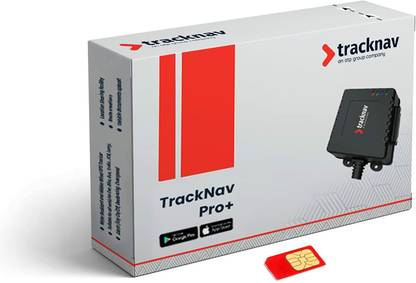 TrackNav Pro+ GPS Tracker, Wired Tracking Device with Anti-Theft Alarm, Live Tracking GPS Device