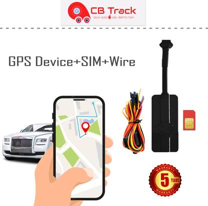CB Track Wired GPS Tracker for Car & Bike Installation Anywhere in India 5 Year warranty GPS Device