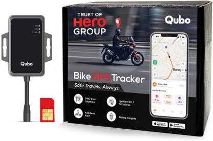 Qubo Wired GPS Tracker for Car, Bike & Truck | 1 Month App Subscription GPS Device