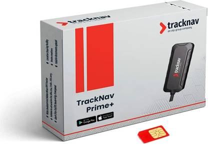 TrackNav Prime+ GPS Tracker, Wired Tracking Device with Anti-Theft Alarm, Live Tracking GPS Device