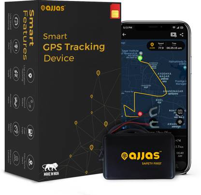 Ajjas Wired Pro tracker for Bike/Scooty with Accident & Anti Theft Alerts GPS Device