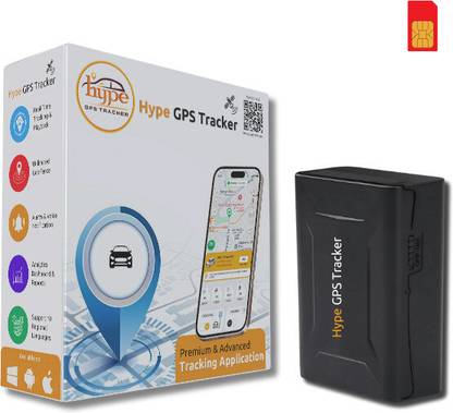 HypeGPSTracker GPS Tracker for Car, Bike, Kids 10,000 mAh battery with Voice Monitoring GPS Device