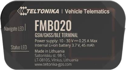 Teltonika Ultra Small Plug and Play OBD Tracker with GNSS, GSM and Bluetooth connectivity GPS Device