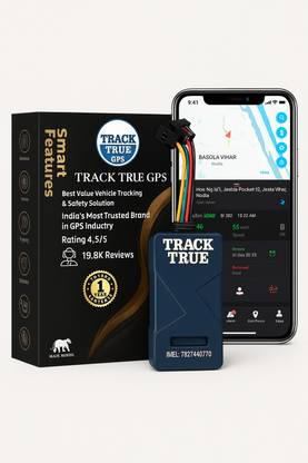 TRACKTRUE X-2 GPS Small GPS Tracker for Car,Bike with Panic Button & Microphone GPS Device GPS Device