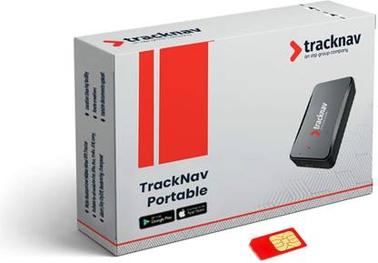 TrackNav Portable GPS Tracker, Wireless Tracking Device Live Tracking, Pre Activated Sim GPS Device