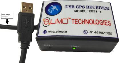 Elimo AAdhaar Uidai Approved USB GPS Receiver: EGPS-1 GPS Device