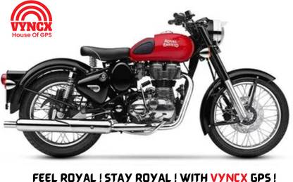 Vyncx Royal Enfield Yamaha Hero Splendor Plus Top Bikes Gps with Real Location GPS Device