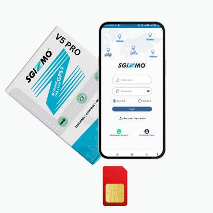 sGizmo V5 Tracker For Car/Bikes/Trucks GPS Device
