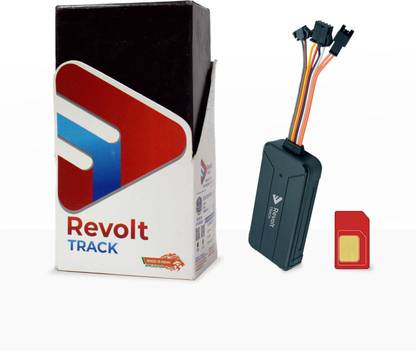 Revolt Track Rt Platinum Gps Tracker For Ac Status And Panic Button For Car, Bus With Sim GPS Device