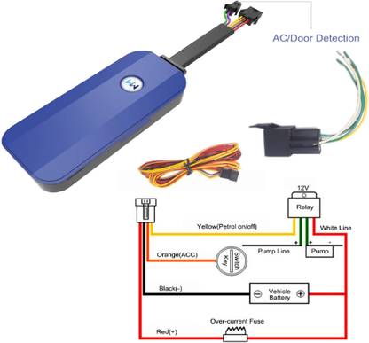 Prosoftek PST03 AC / Door Detection| Real-time Car Tracking GPS Device